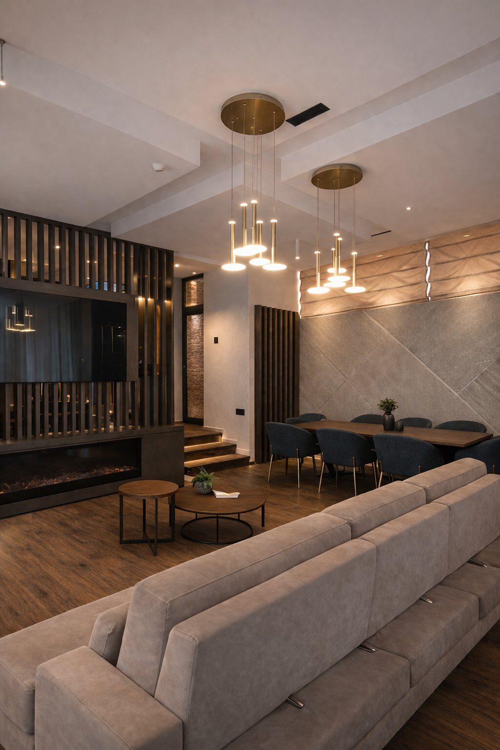 Zona de luat masa living
