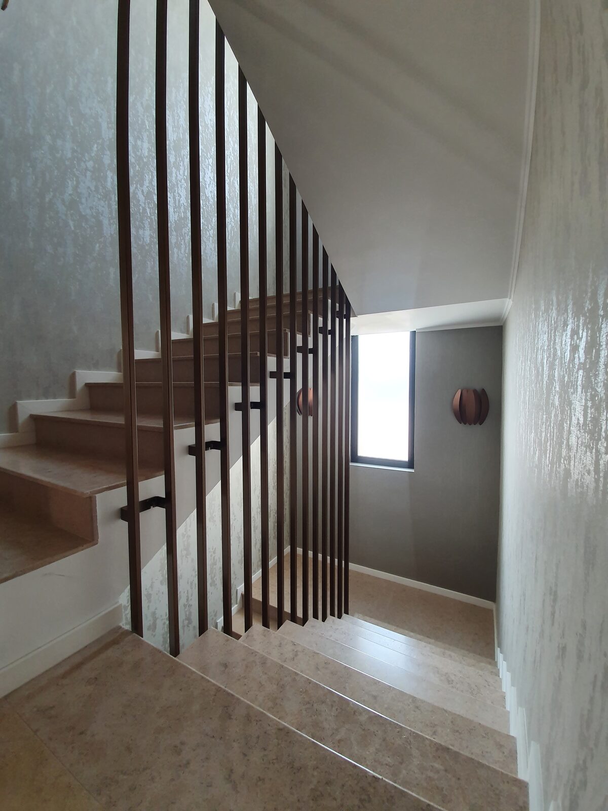 Detaliu balustradă casa scării Vilă Slatina